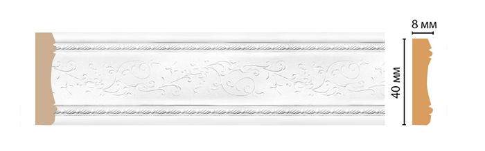 Раскладка DECOMASTER 40х8мм*2.4м (188-16) 10579 - фото 740