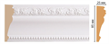 Плинтус DECOMASTER 85х25мм*2.4м (152-11) белый 10568 - фото 726
