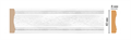 Раскладка DECOMASTER 40х8мм*2.4м (188-16) 10579 - фото 740