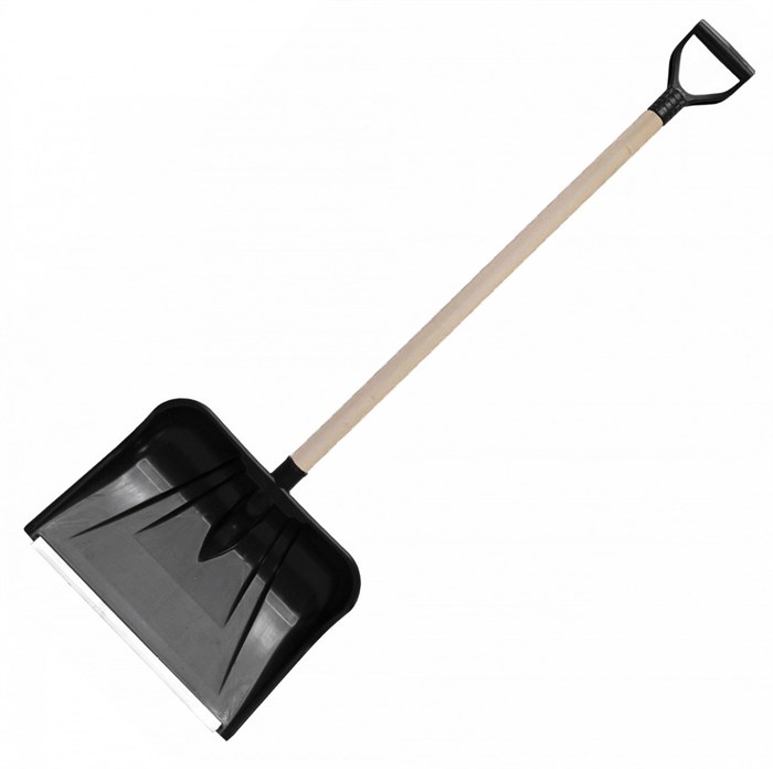 Лопата снежная королева с деревяным черенком 10643