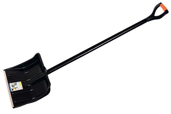 Лопата снежная королева черный черенок 10644